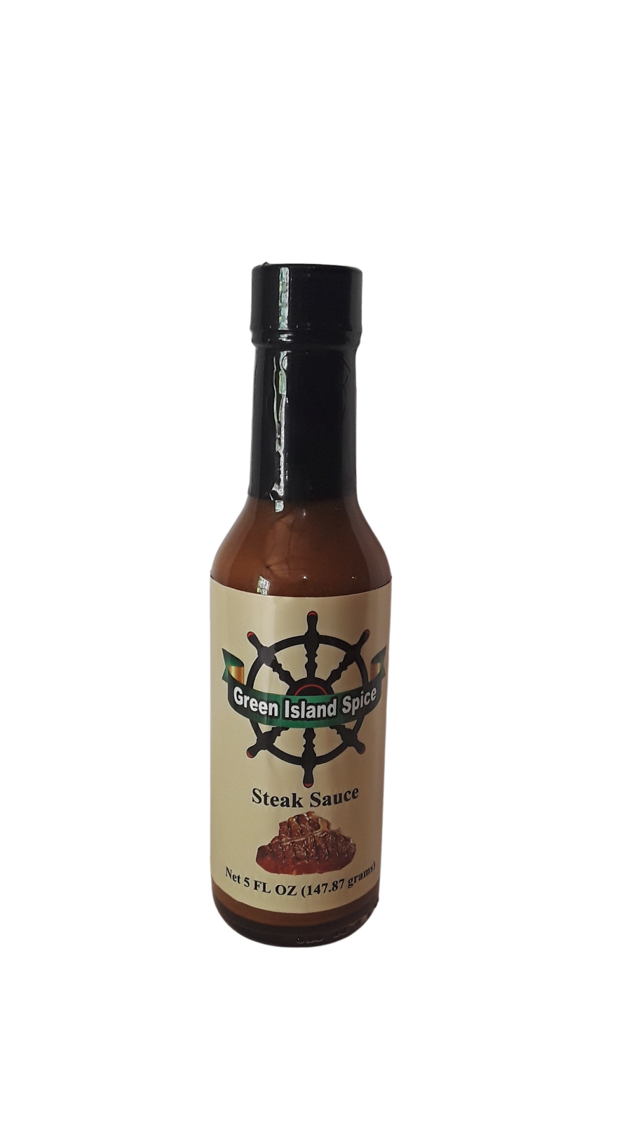 Green Island Spice Steak Sauce, Zesty 5 oz
