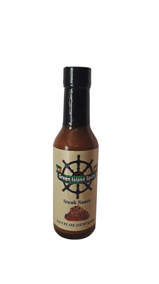 Green Island Spice Steak Sauce, Zesty 5 oz