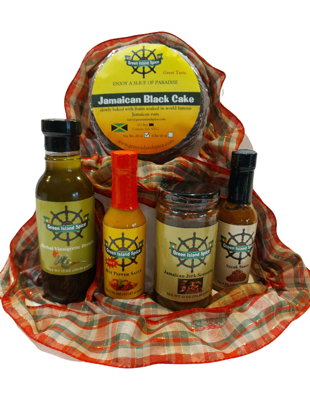 Green Island Spice 5 Piece Holiday Gift Set