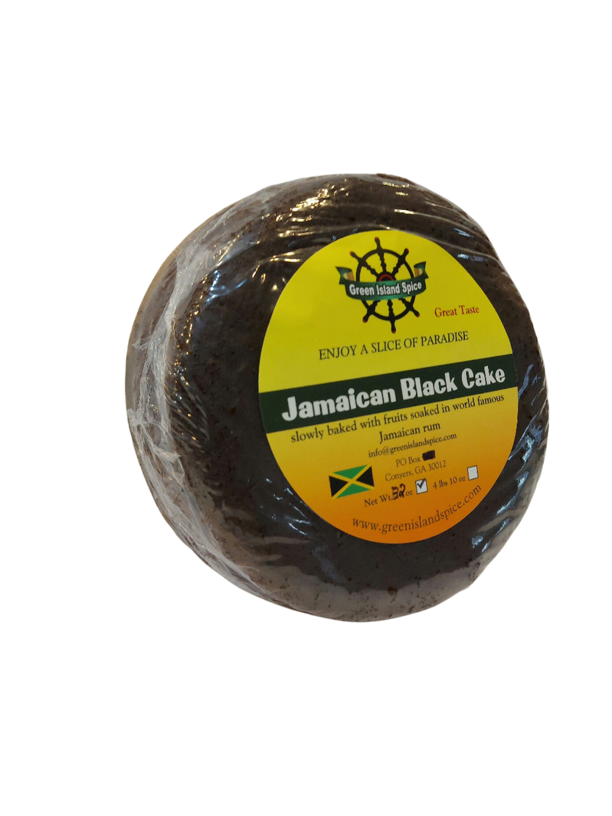 Jamaican Fruit Rum Cake / Black Cake 8" / 2 lbs (32 ounces)