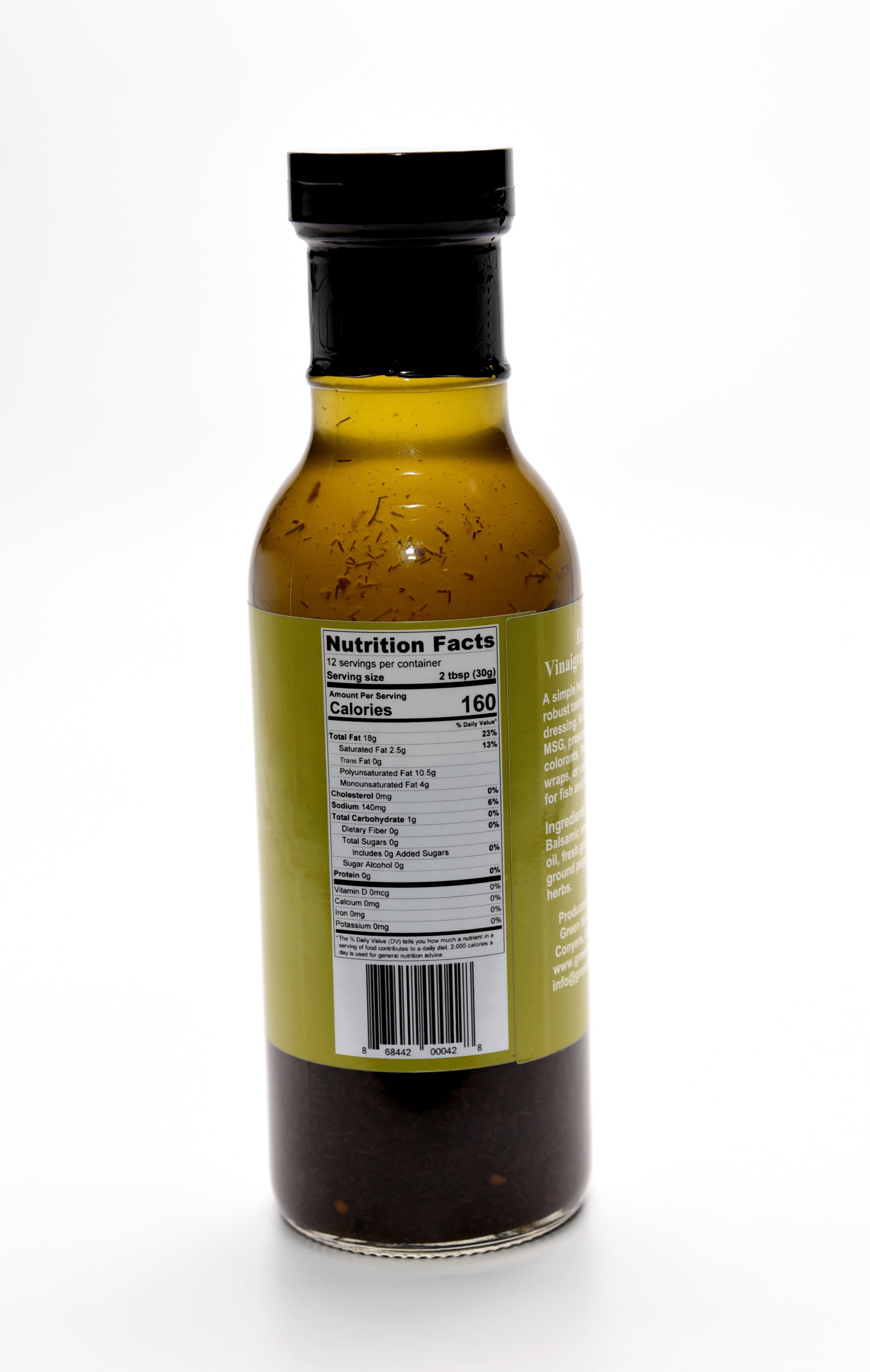 Herbal Balsamic Vinaigrette Dressing 12 oz | Green Island Spice