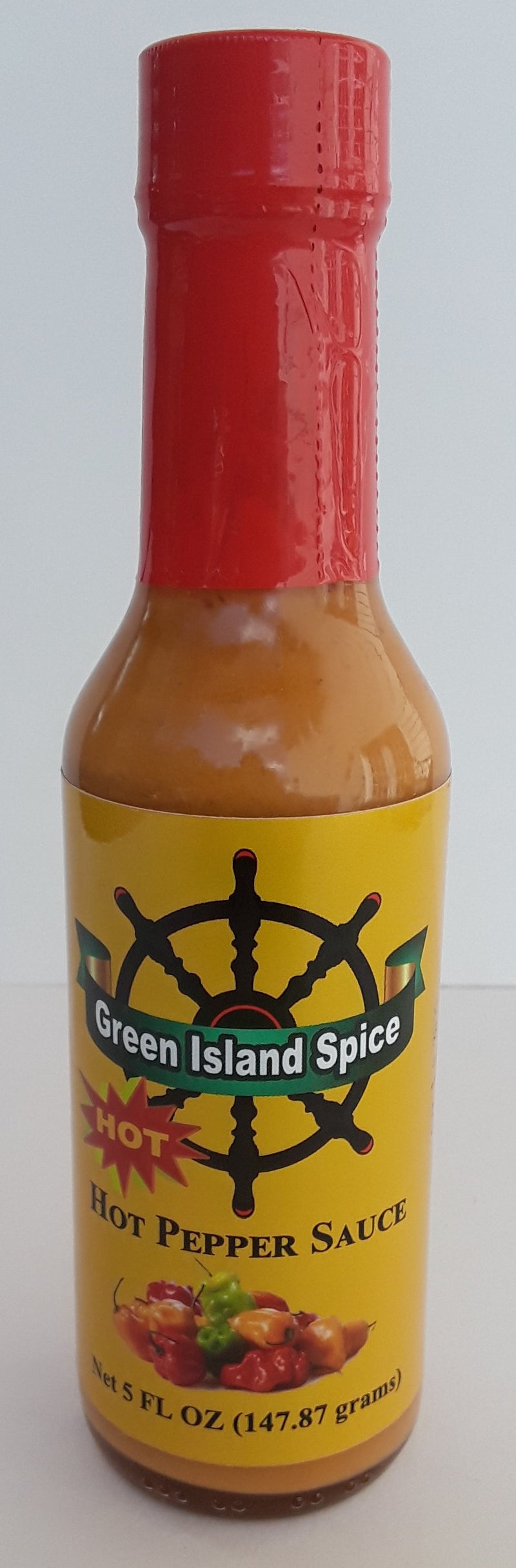 Green Island Spice Sampler/Gift Set , Hot Pepper Sauce, Jerk Seasoning, Salad Dressing, Steak Sauce
