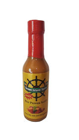 Green Island Spice Hot Pepper Sauce Papaya 5 oz