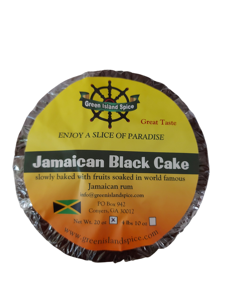 Jamaican Fruit Rum Cake Sm 20 ounces | Green Island Spice